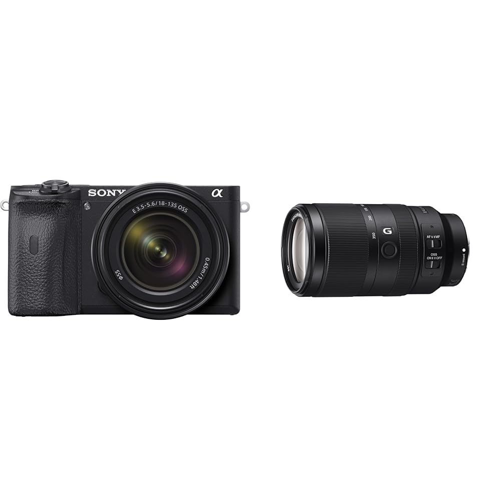Sony Alpha Ilce 6600M 24.2 Mp Mirrorless Digital SLR 16 GB Camera with 18-135 Mm Zoom Lens  Aps-C S Sony Alpha Ilce 6600M 24.2 Mp Mirrorless Digital SLR 16 GB Camera with 18-135 Mm Zoom Lens  Aps-C S